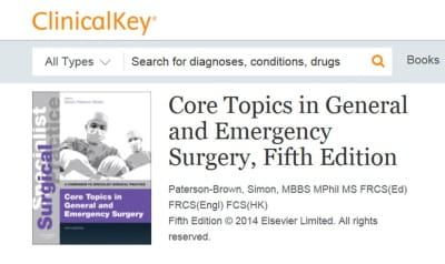 ClinicalKey EGS eBook