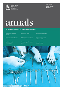 Front cover of May 2025 Annals