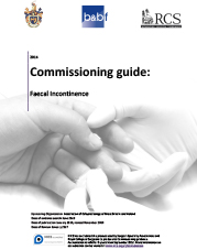 Feacal Incontinence Patient Guide.pdf Faecal Incontinence - Commissioning Guide — Royal College of Surgeons
