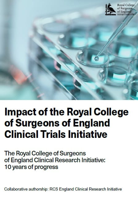 The Impact of the Royal College of Surgeons of England Clinical Trials Initiative