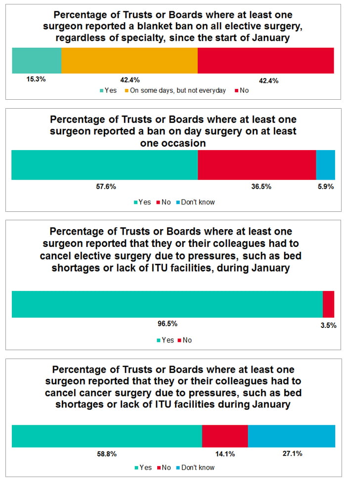 Winter pressures survey graphs