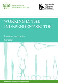 Working in the independent sector