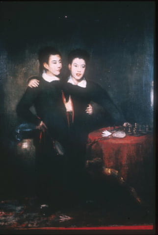 Chang and Eng, the Siamese Twins, in 1830