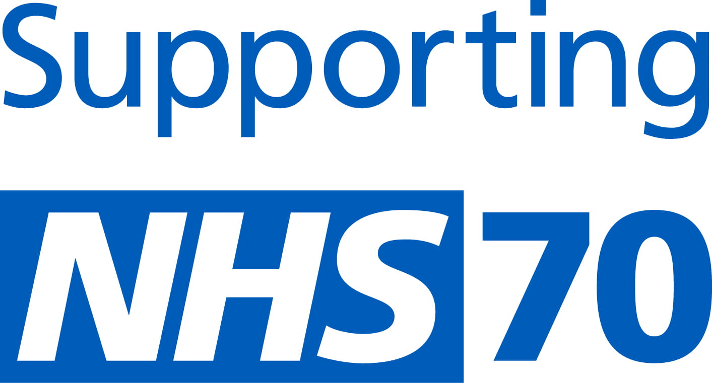 Supporting NHS 70 logo