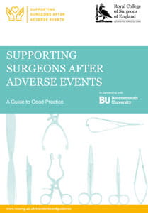 Support for surgeons after adverse events guide
