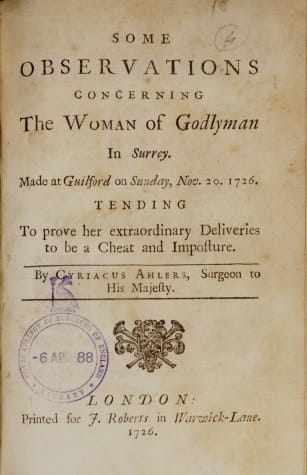 Mary Toft 2: The Woman of Godyman