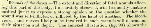 Alfred Swaine Taylor 4: wounds of the throat