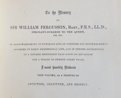 Mason's Dedication to Fergusson