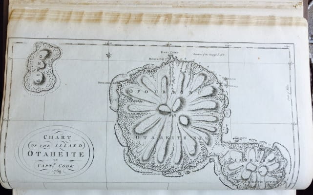 Cook's chart of the island of Taheite 1769