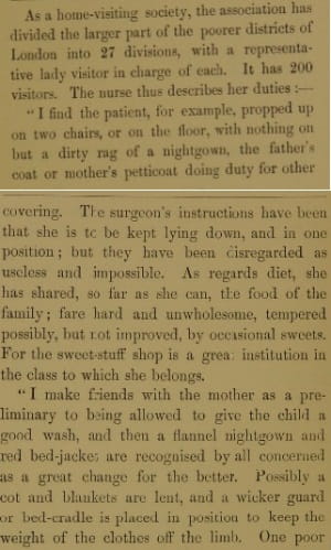 Eleanor Davies-Colley & the Invalid Children’s Aid Association 4: Description of Visit