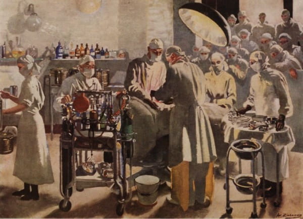 Surgical attire 5: Essentials of Modern Surgery 1943