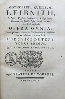 Gottfried Wilhlem Leibniz - Opera Omnia