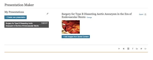 ClinicalKey Images 4: Presentation Maker