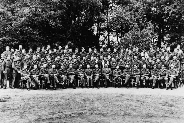 Holocaust Memorial Day 2021 1: Group photo of London Medical students who went to Belsen