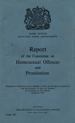 Report of the Committee on Homosexual Offences and Prostitution