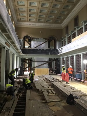 Protecting the Library 4: flooring removal