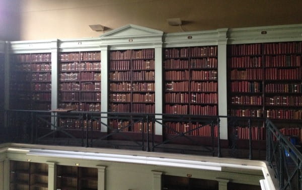 Shelves in the Erasmus Wilson Room gallery