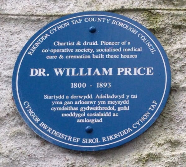 Price 4: blue plaque